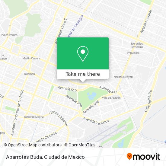 Abarrotes Buda map