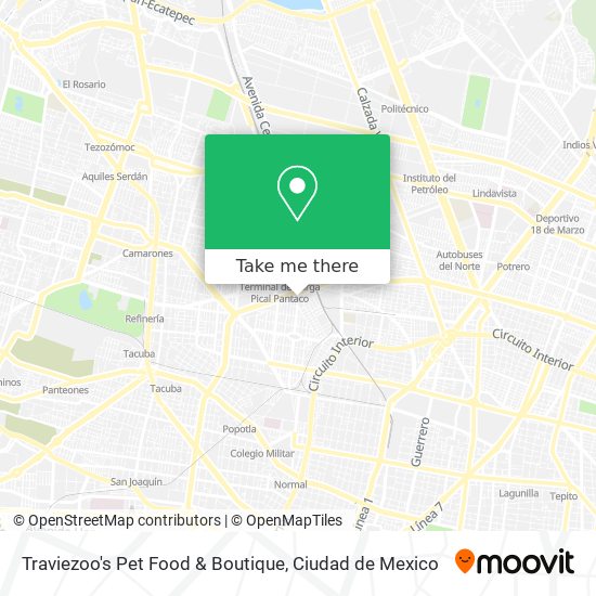 Traviezoo's Pet Food & Boutique map