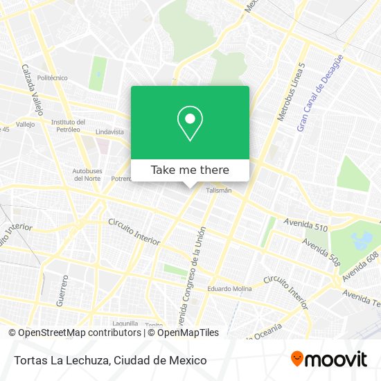 Mapa de Tortas La Lechuza