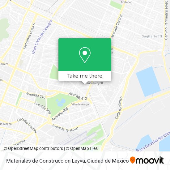 Mapa de Materiales de Construccion Leyva