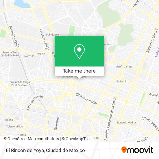 El Rincon de Yoya map