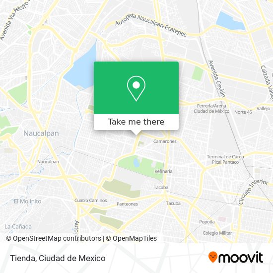 Mapa de Tienda