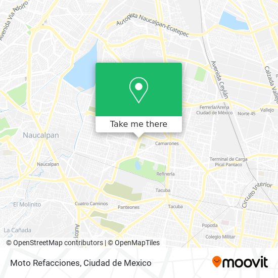 Moto Refacciones map