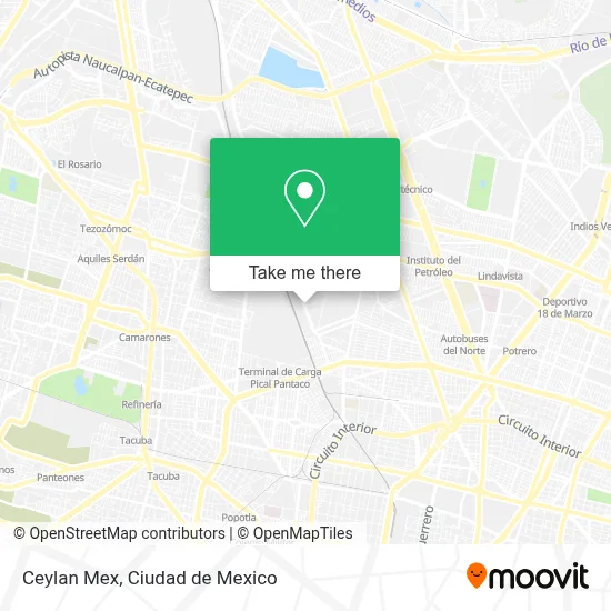 Ceylan Mex map