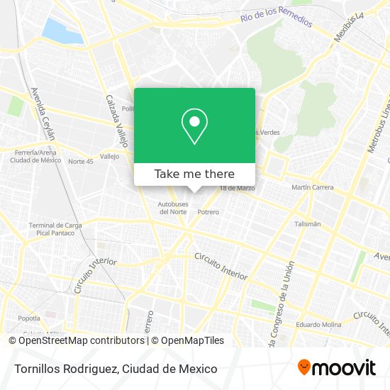 Mapa de Tornillos Rodriguez