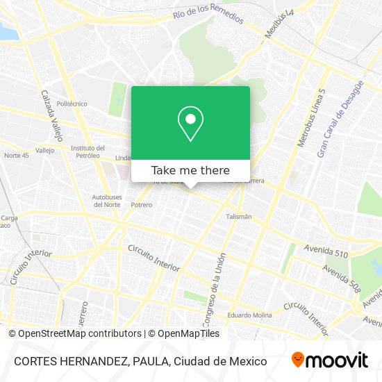 CORTES HERNANDEZ, PAULA map