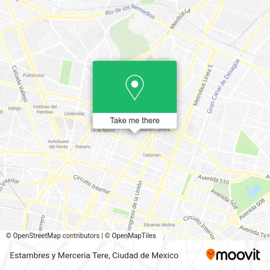 Estambres y Merceria Tere map