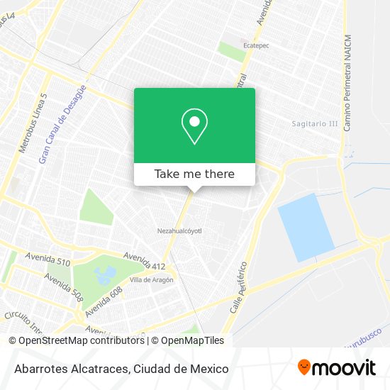 Mapa de Abarrotes Alcatraces