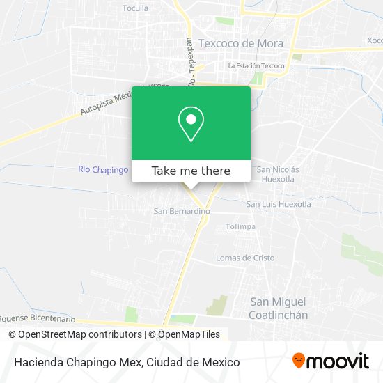 Hacienda Chapingo Mex map