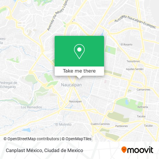 Mapa de Canplast México