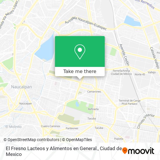 El Fresno Lacteos y Alimentos en General. map