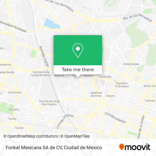 Fonkel Mexicana SA de CV map