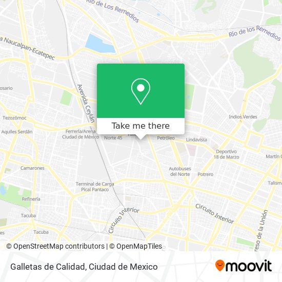 Mapa de Galletas de Calidad