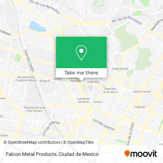 Falcon Metal Products map