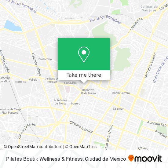 Pilates Boutik Wellness & Fitness map