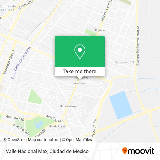 Valle Nacional Mex map