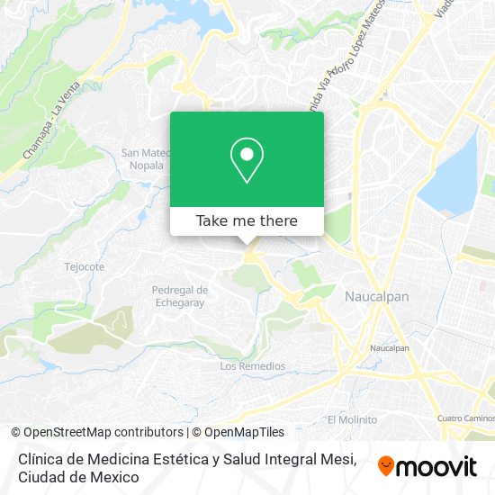 Clínica de Medicina Estética y Salud Integral Mesi map