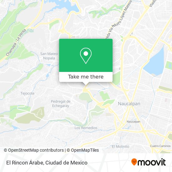 Mapa de El Rincon Árabe