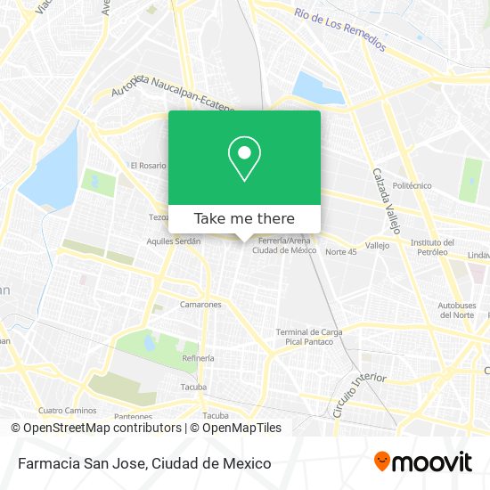 Mapa de Farmacia San Jose