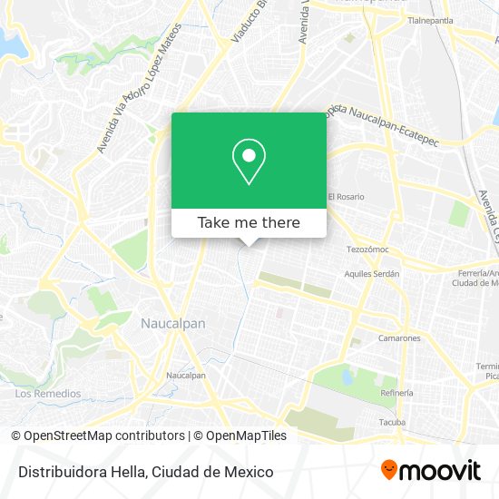 Distribuidora Hella map