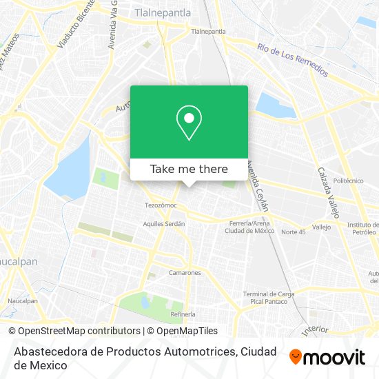 Abastecedora de Productos Automotrices map