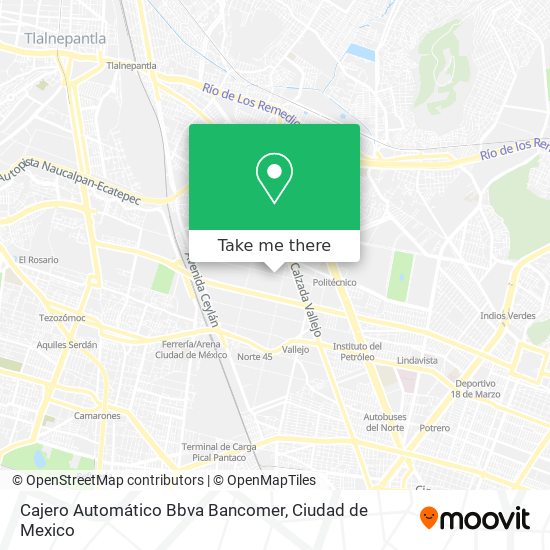 Cajero Automático Bbva Bancomer map