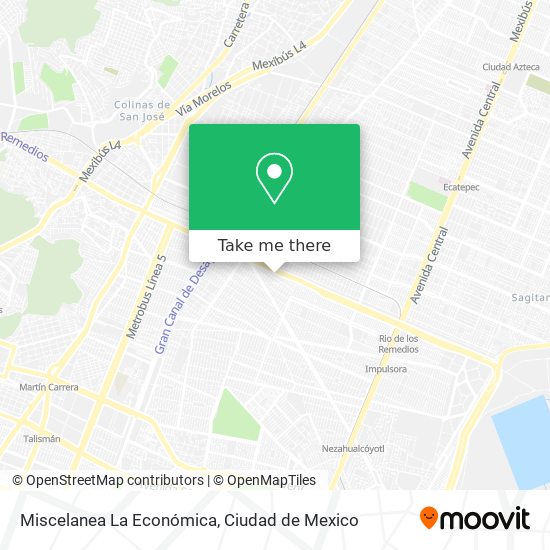 Mapa de Miscelanea La Económica