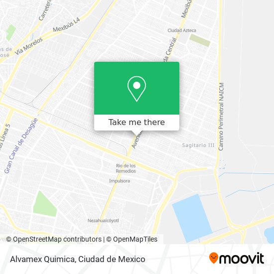 Alvamex Quimica map