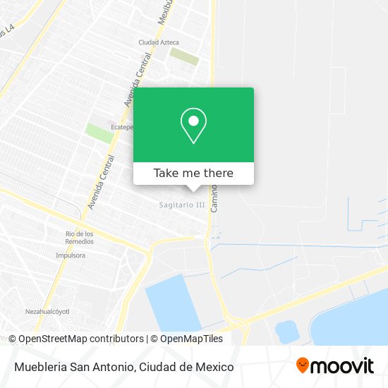 Muebleria San Antonio map