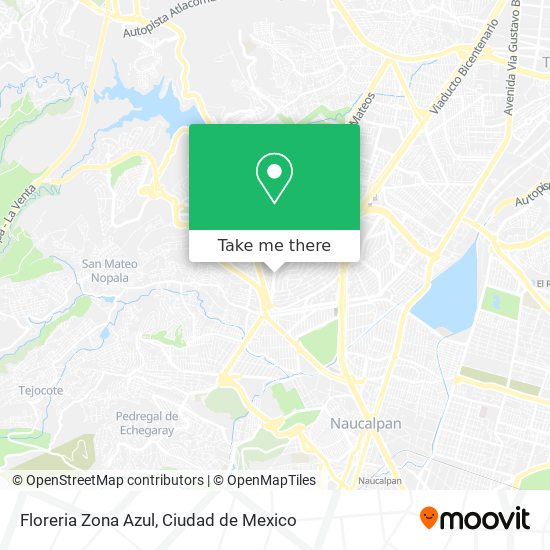 Floreria Zona Azul map