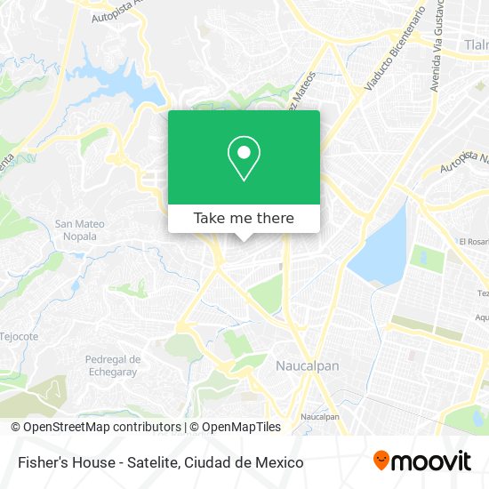 Fisher's House - Satelite map