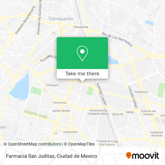 Farmacia San Juditas map