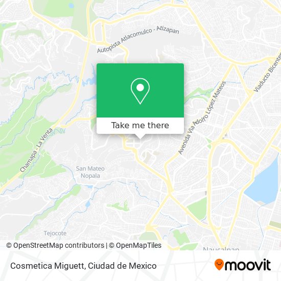 Cosmetica Miguett map