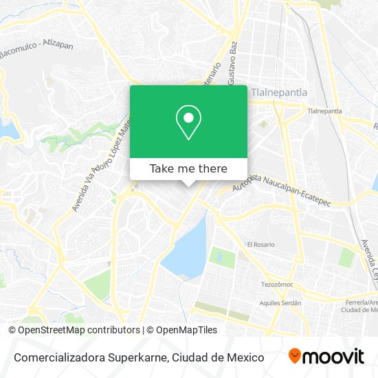 Comercializadora Superkarne map