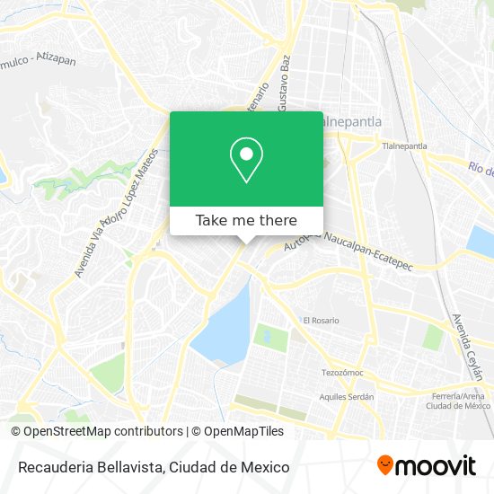 Recauderia Bellavista map