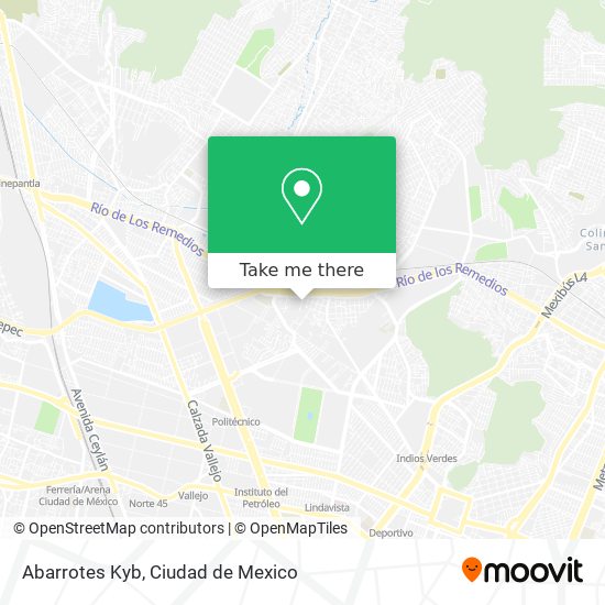 Mapa de Abarrotes Kyb