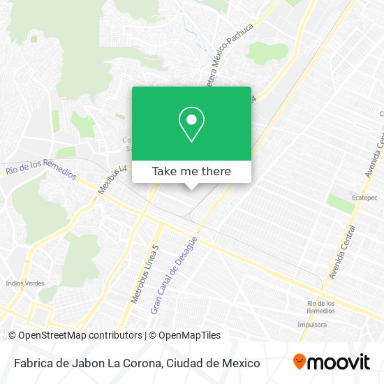 Fabrica de Jabon La Corona map