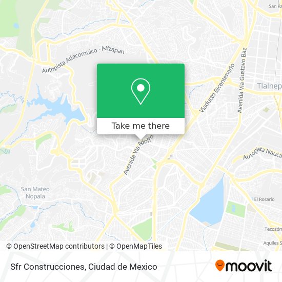 Sfr Construcciones map