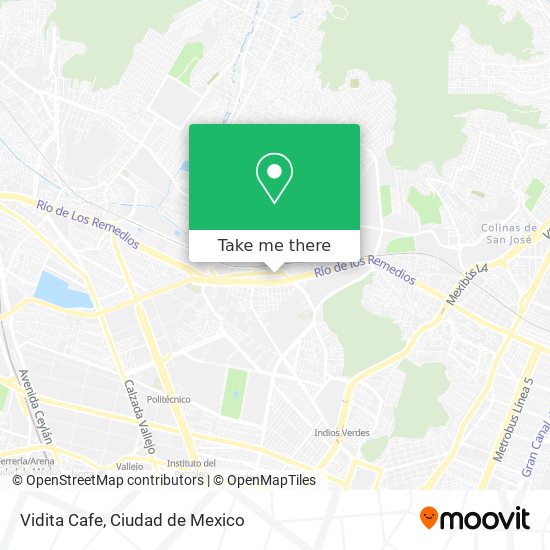 Vidita Cafe map