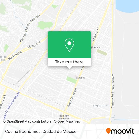 Mapa de Cocina Economica