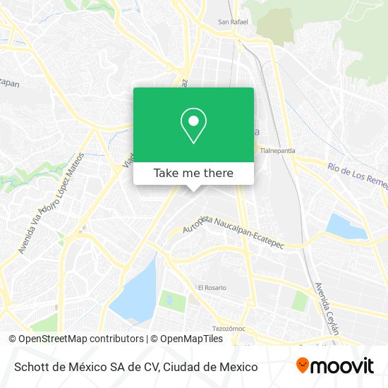 Schott de México SA de CV map
