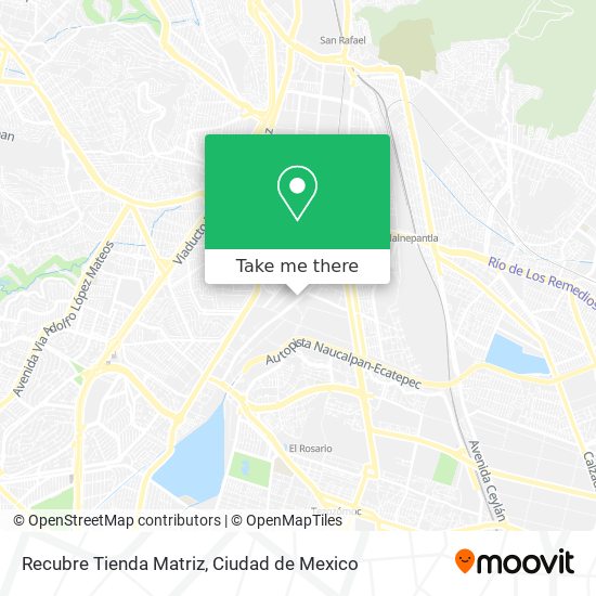 Recubre Tienda Matriz map