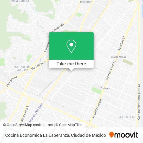 Cocina Economica La Esperanza map