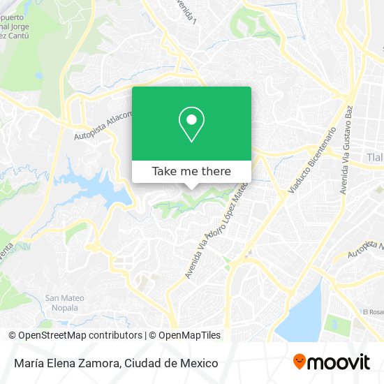 María Elena Zamora map