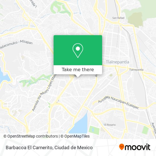 Barbacoa El Carnerito map