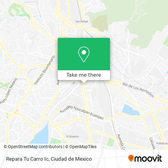 Mapa de Repara Tu Carro Ic