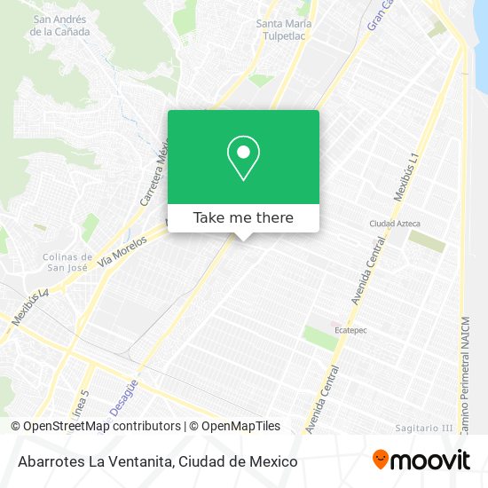 Abarrotes La Ventanita map