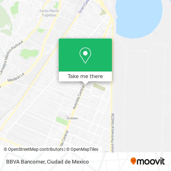 Mapa de BBVA Bancomer