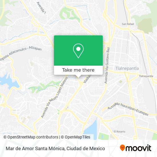 Mar de Amor Santa Mónica map