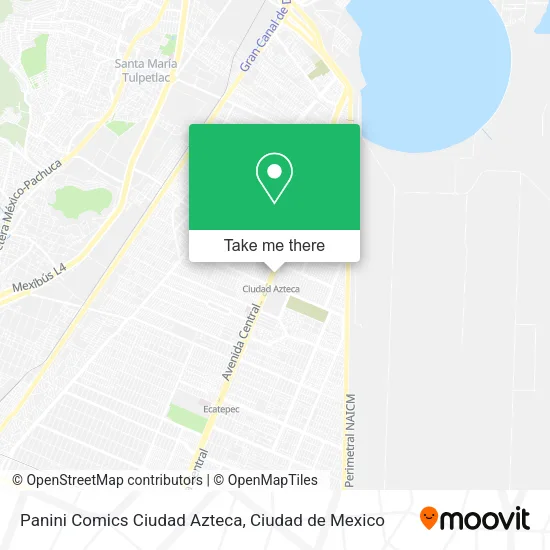 Mapa de Panini Comics Ciudad Azteca